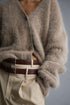 'Daria' Fuzzy Knit Button Down Cardigan - Celes Fashion